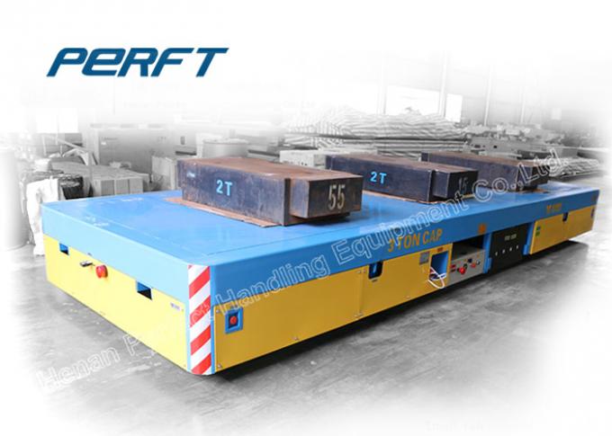 Equipamento trackless resistente do transporte de materiais do carro de transferência da bateria para a indústria usada nos armazéns