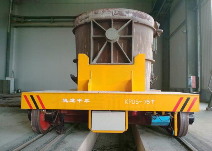 Plataforma giratória de aço de 120 toneladas do carro de transferência da concha 360 graus através da indústria apropriada para o transporte de materiais industrial