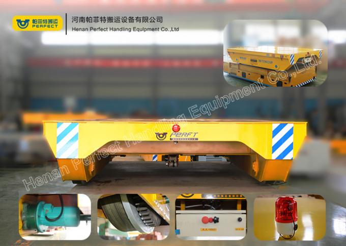 Transporte guiado de transferência do equipamento do torno dos carros de transferência da estrutura de caixa trilho de aço