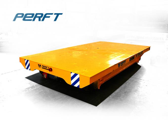 Baixo-cama motorizada no carro liso de transferência do trilho com capacidade de carga de 6 T para o transporte material leve industrial